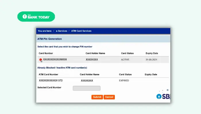 How to Generate SBI ATM Pin Online