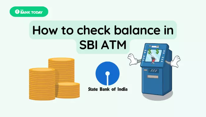 check balance from SBI ATM