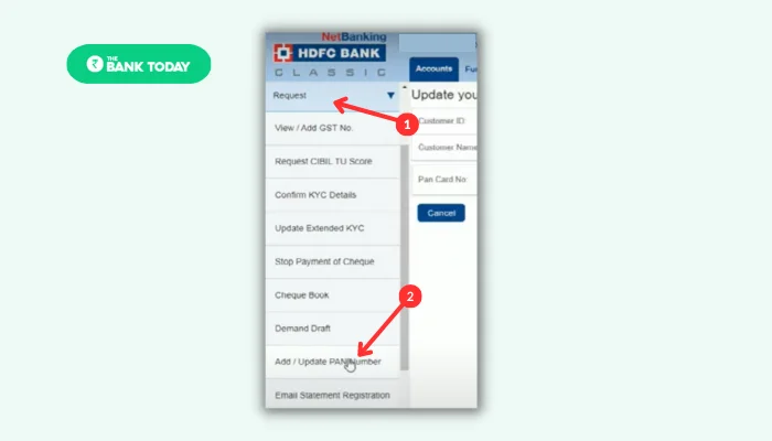 How to link Pan Card with Bank account online