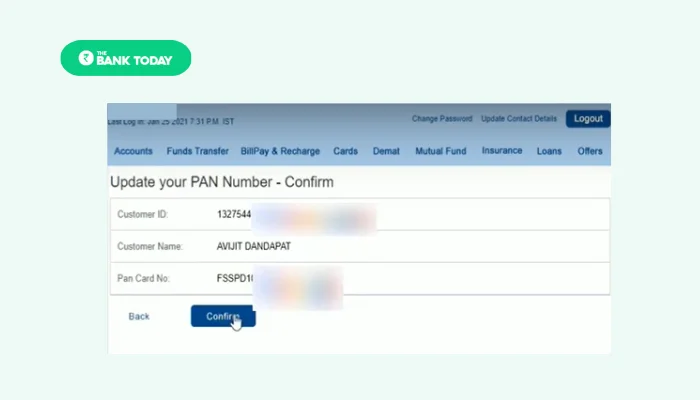 pan card link to federal bank account