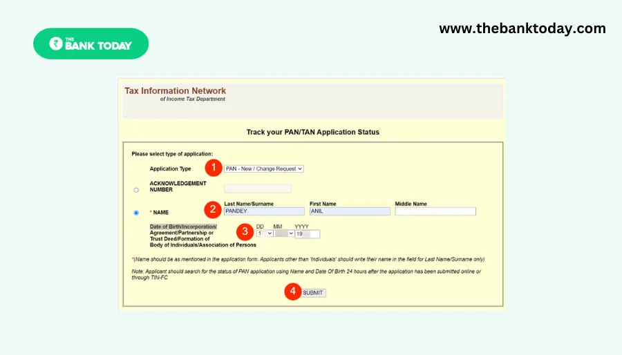 Check PAN Card Status Free