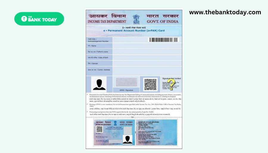 Download e-Pan Card