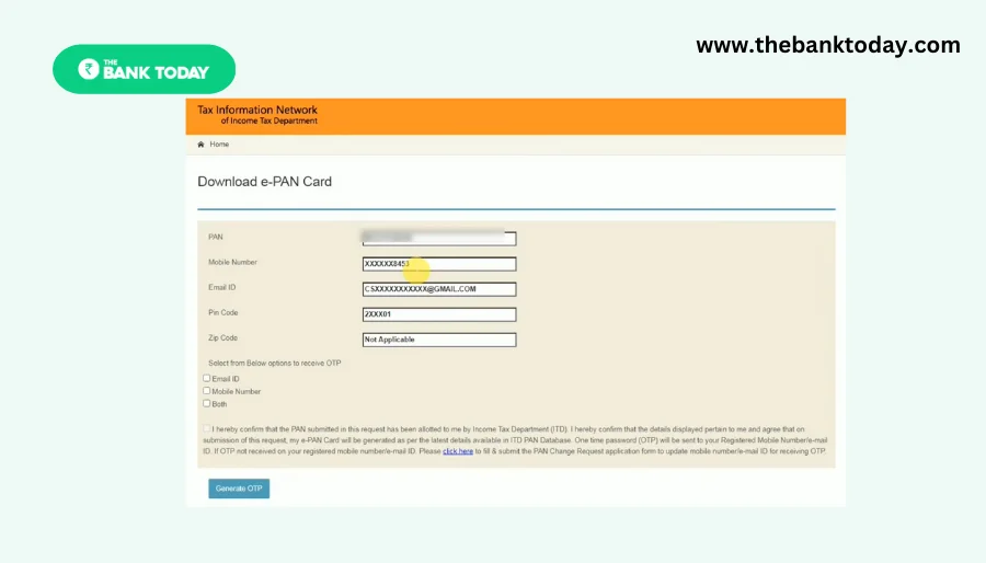 Download e-Pan Card