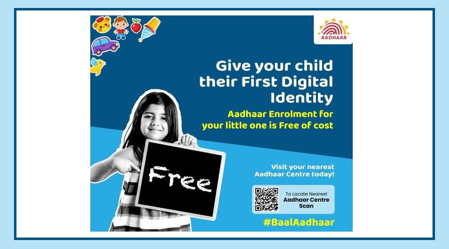 child aadhar result